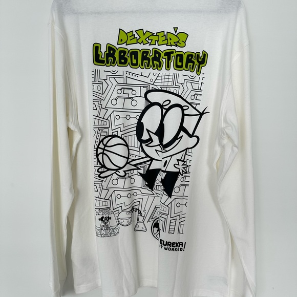 PUMA X DEXTER'S LABORATORY MEN'S BASKETBALL LONG SLEEVE TEE - Picture 5 of 6